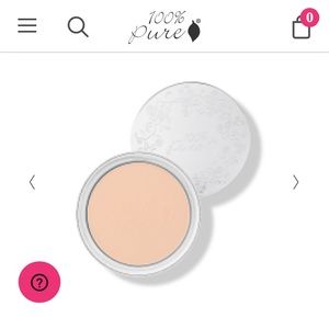 100% Pure fruit pigmented foundation powder